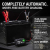 NOCO GENIUS2, 2-Amp Fully-Automatic Smart Charger, 6V and 12V Battery Charger, Battery Maintainer, Trickle Charger, and Battery Desulfator with Temperature Compensation - 7