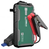 GOOLOO 1500A Portable Car Jump Starter GT1500 with USB Quick Charge 3.0(Up to 8.0L Gas, 6.0L Diesel Engine),12V Water-Resistant Jump Pack & Battery Booster,Green … - 1