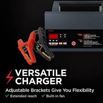 Schumacher DSR ProSeries Battery Charger, Flash Reprogrammer, and Power Supply with Battery Support - 100A, 12V - 4