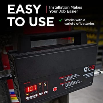 Schumacher DSR ProSeries Battery Charger, Flash Reprogrammer, and Power Supply with Battery Support - 100A, 12V - 5