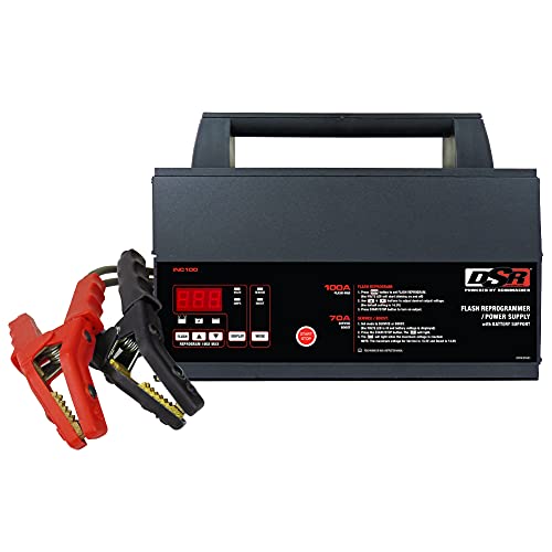 Schumacher DSR ProSeries Battery Charger, Flash Reprogrammer, and Power Supply with Battery Support - 100A, 12V - 1