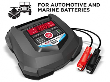 Schumacher Fully Automatic Battery Charger and Maintainer – 15 Amp/3 Amp, 6V/12V - for Marine and Automotive Batteries - 2