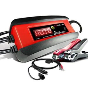 Schumacher Fully Automatic Battery Charger, Maintainer, and Auto Desulfator - 3 Amp, 12V - For Cars, Motorcycles, Lawn Tractors, Power Sports, Marine Batteries - 1