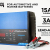 Schumacher Fully Automatic Battery Charger, Maintainer, and Auto Desulfator with Battery Detection – 15 Amp/3 Amp, 6V/12V - For Cars, Trucks, SUVs, Marine, RVs - 2