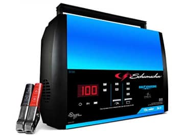 Schumacher Fully Automatic Battery Charger, Maintainer, and Auto Desulfator with Battery Detection – 15 Amp/3 Amp, 6V/12V - For Cars, Trucks, SUVs, Marine, RVs - 1