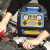 ZunDian 1400A Peak 12V Car Jump Starter, Portable Power Station Backup Battery Booster Dual AC/DC Ports Inverter with 260 PSI Air Compressor Tire Inflator, 2.1A USB Port, Battery Clamps - 6 in 1 - 4