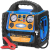 ZunDian 1400A Peak 12V Car Jump Starter, Portable Power Station Backup Battery Booster Dual AC/DC Ports Inverter with 260 PSI Air Compressor Tire Inflator, 2.1A USB Port, Battery Clamps - 6 in 1 - 1