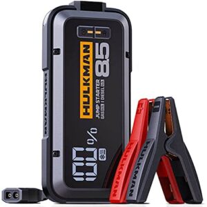 HULKMAN Alpha85S Jump Starter 2000 Amp 20000mAh Car Starter with Pre-Heat Tech Lithium Portable Car Battery Booster Pack for up to 8.5 Liter Gasoline and 6 Liter Diesel Engines - 1