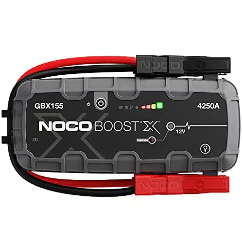 NOCO Boost X GBX155 4250A 12V UltraSafe Portable Lithium Jump Starter, Car Battery Booster Pack, USB-C Powerbank Charger, And Jumper Cables For Up To 10.0-Liter Gas And 8.0-Liter Diesel Engines - 1
