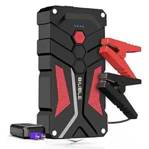 BIUBLE Car Battery Starter, 1000A Peak 12800mAh 12V Car Auto Jump Starter Power Pack with USB Quick Charge 3.0 (Up to 7L Gas or 5.5L Diesel Engine) - 1