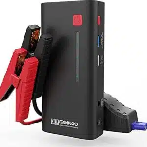 GOOLOO Jump Starter 1200A Peak Car Starter 12V SuperSafe Lithium Jump Box, Battery Booster Pack, Portable Power Bank Charger, and Jumper Cables for Up to 7.0L Gas or 5.5L Diesel Engine - 1