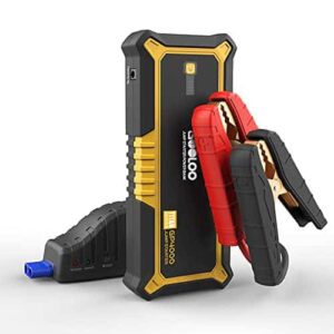 GOOLOO GP4000 Jump Starter 4000A Peak Car Starter (All Gas,up to 10.0L Diesel Engine) SuperSafe 12V Lithium Jump Box,Auto Battery Booster Pack,Portable Power Bank with USB Quick Charge and Type C Port - 1