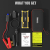 GOOLOO GP4000 Jump Starter 4000A Peak Car Starter (All Gas,up to 10.0L Diesel Engine) SuperSafe 12V Lithium Jump Box,Auto Battery Booster Pack,Portable Power Bank with USB Quick Charge and Type C Port - 6