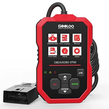 GOOLOO OBD2 Scanner Code Reader for Check Engine Light Car Diagnostic Tool Emission Analyzer , Auto Scan Tool DT60 for All OBDII Vehicles Since 1996 - 1