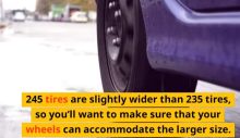 What is the Difference between P225 And P235 Tires
